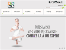 Tablet Screenshot of duotech.fr